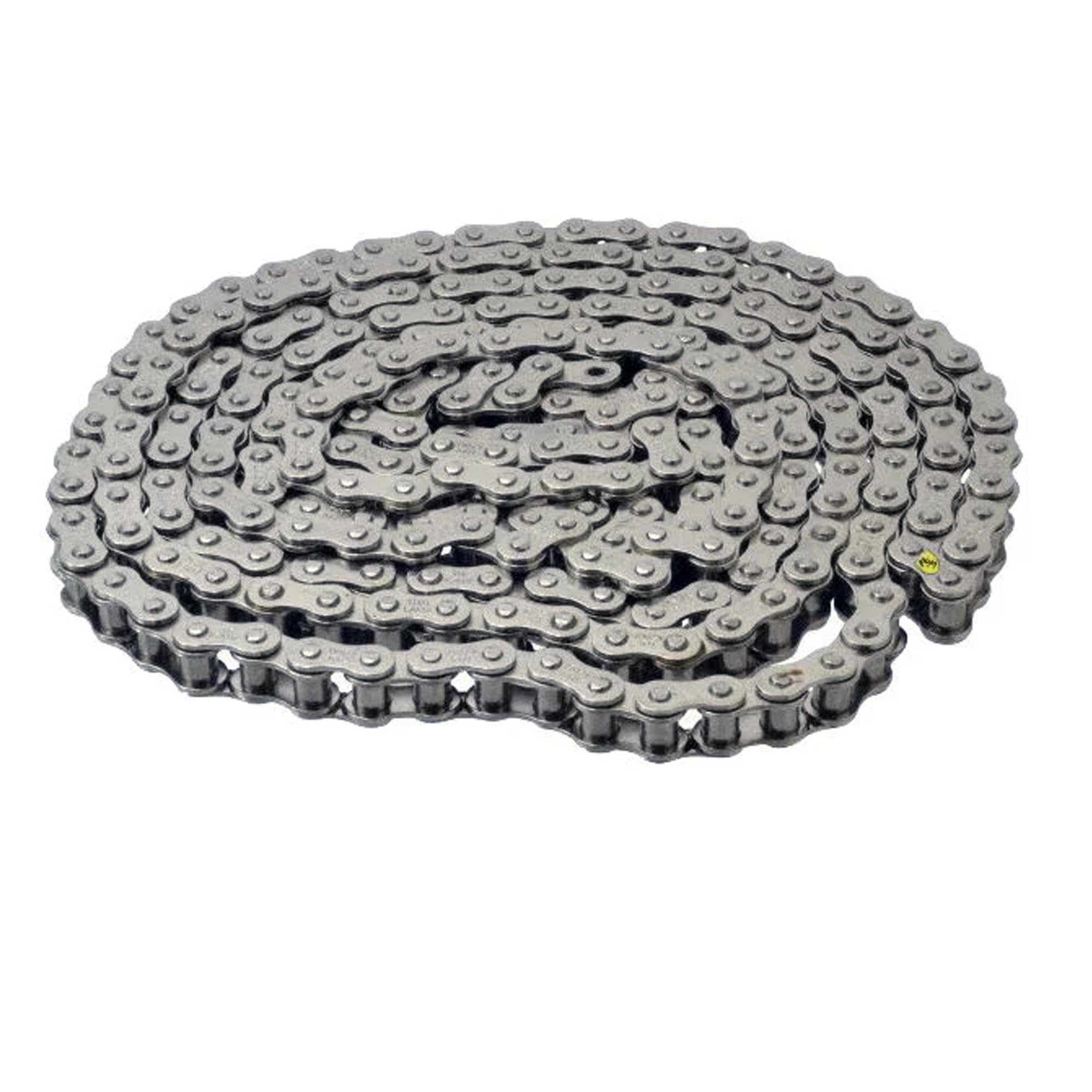 Nickel Plated Roller Chain #50 10FTs – Heavy Duty Industrial Chain for Slide Gate Operators