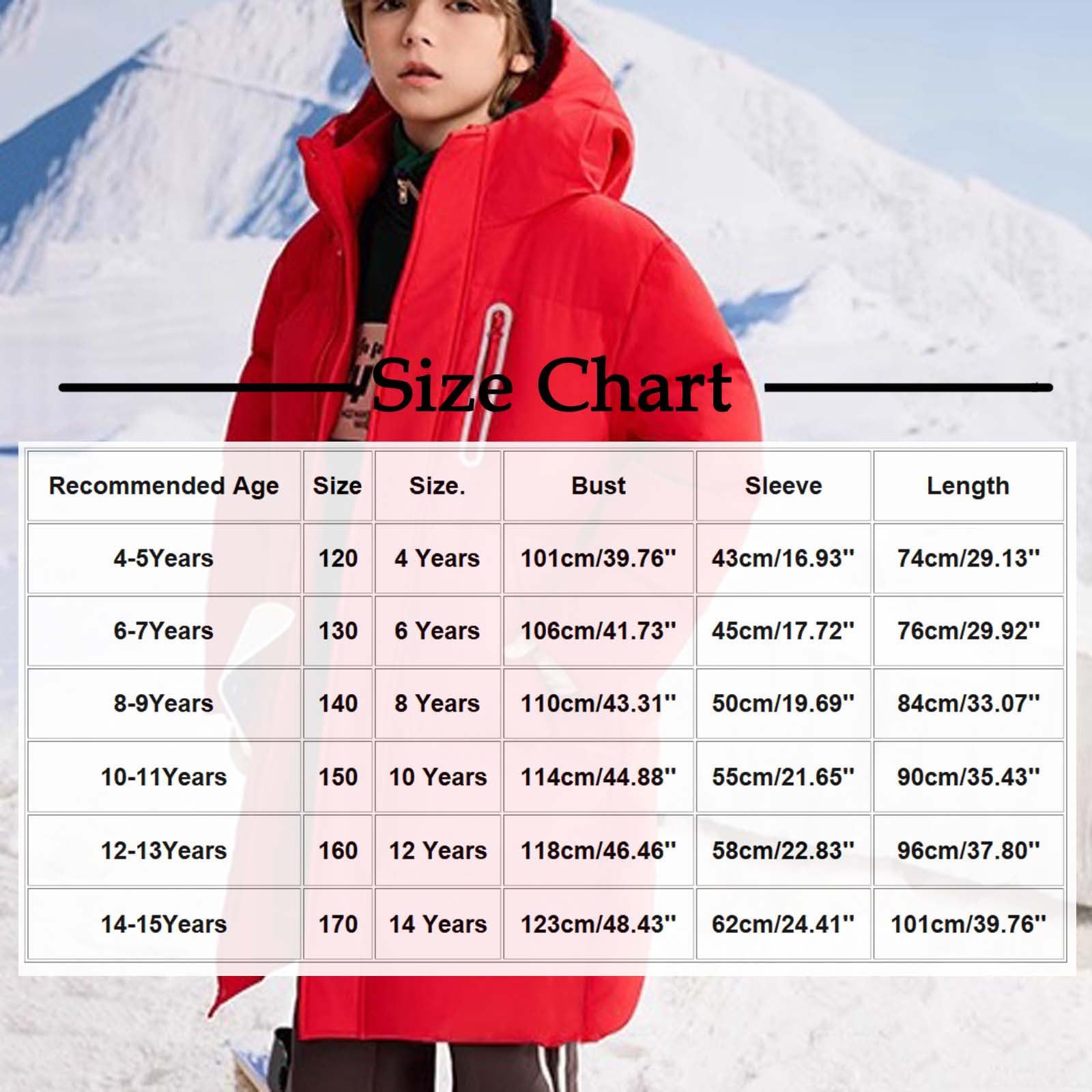 NUSGEAR Abrigos de Invierno para niños Varones Parka para Niña de Invierno Plumiferos Abrigo para niñas Pequeñas Ligero Niños Resistente Medio Largo Puffy Parka Gruesa Forro Suave con Capucha Outwear
