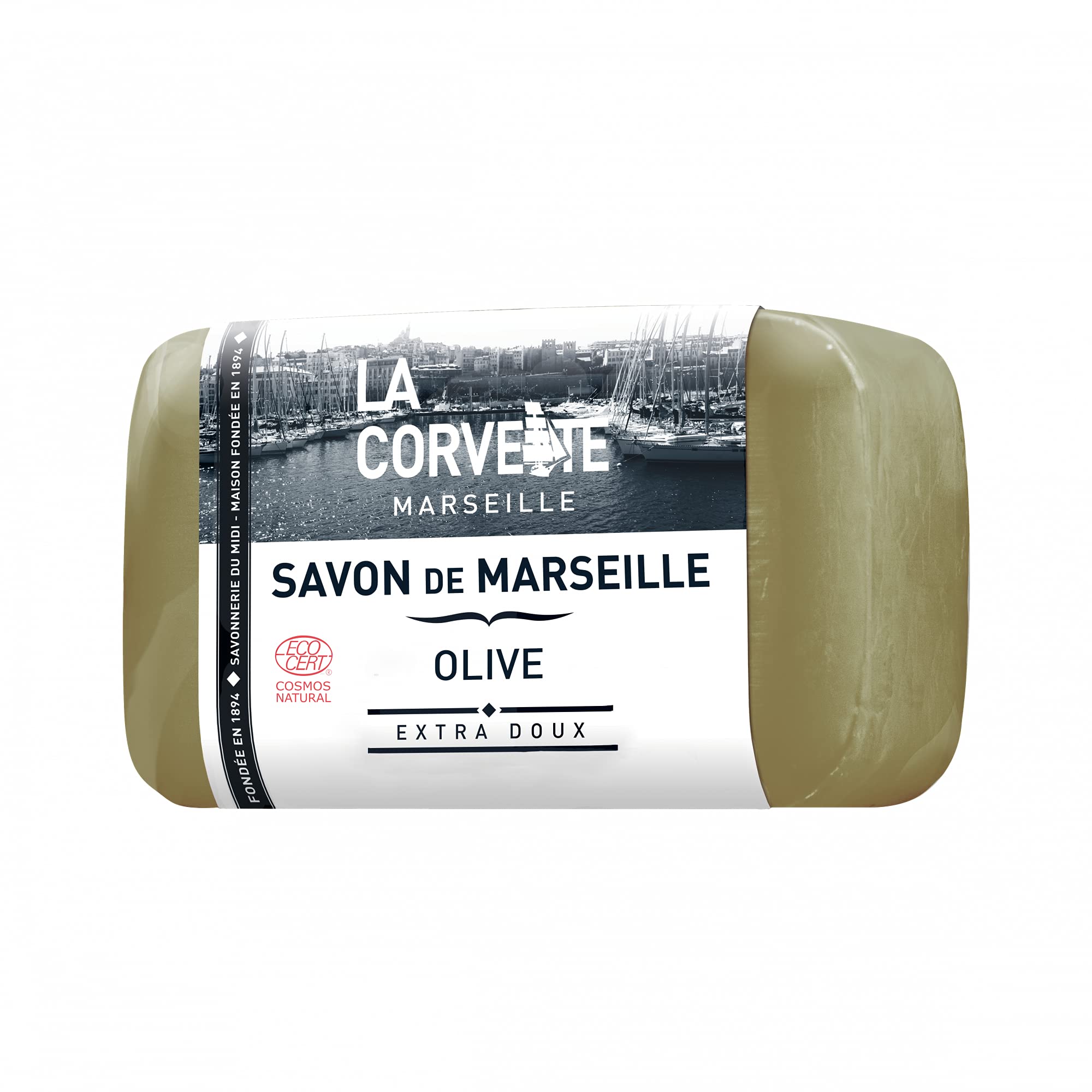 Marseille Soap Olive, green, Uniuqe, 100 g