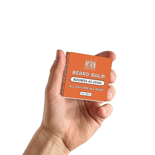 Miniatura 10 de The Man Brand Bálsamo para barba para hombres  Bálsamo acondicionador a base de cera de abeja natural para el cuidado de la barba  Bálsamo perfumado