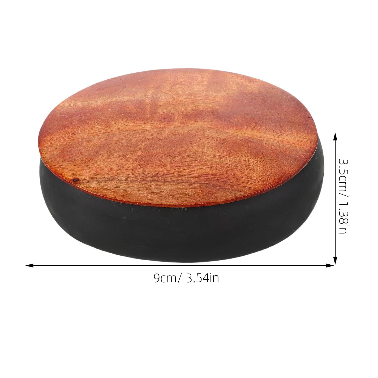 Tragbarer Chinesischer Retro Tuschstein mit Deckel Kleiner Kalligrafie Tintenplatte aus Verschleißfestem Inkstone und Holz für Künstlerische Kreation und Kalligrafie Übung