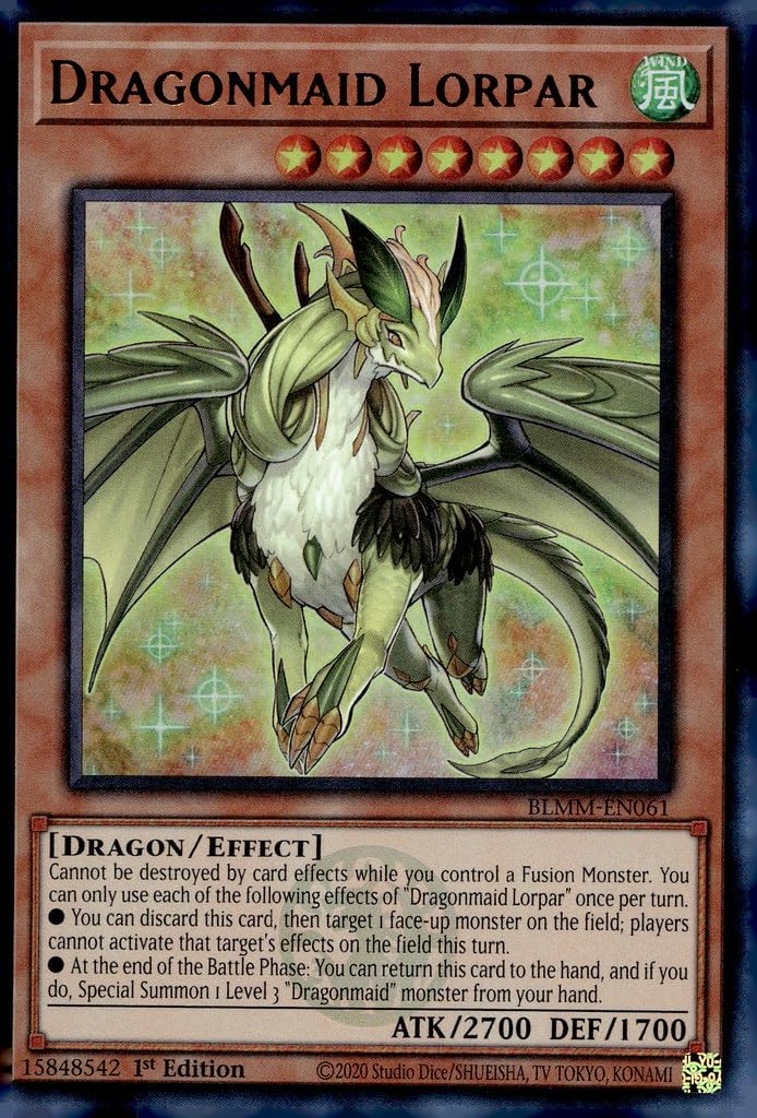 Dragonmaid Lorpar - BLMM-EN061 - Ultra Rare - 1st Edition