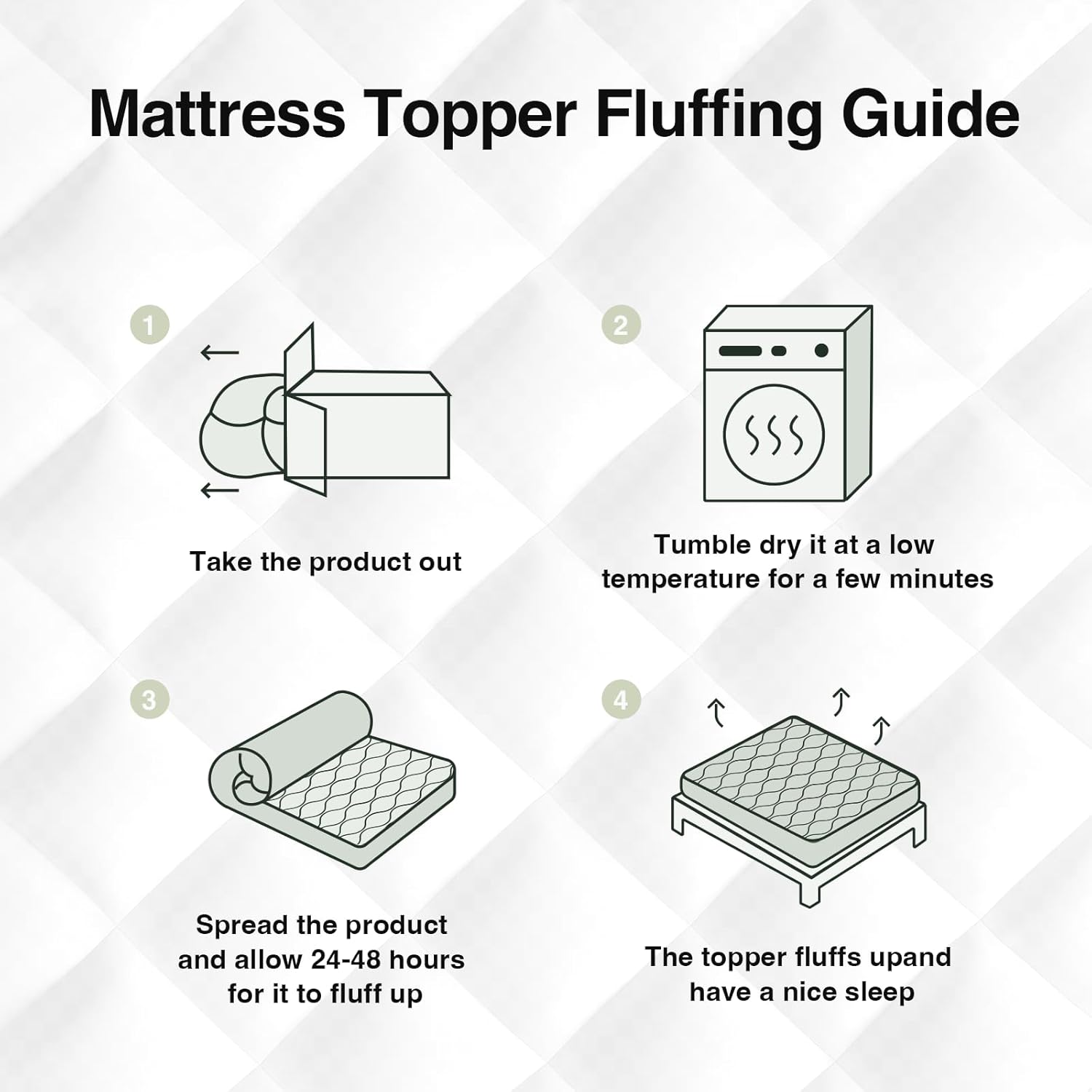 Novilla Twin XL Mattress Topper, Soft Pillow Top for Dorm Bed, Breathable Quilted Mattress Pad Cover with Deep Pocket, Down Alternative Fill, Machine Washable Back to School Essentials