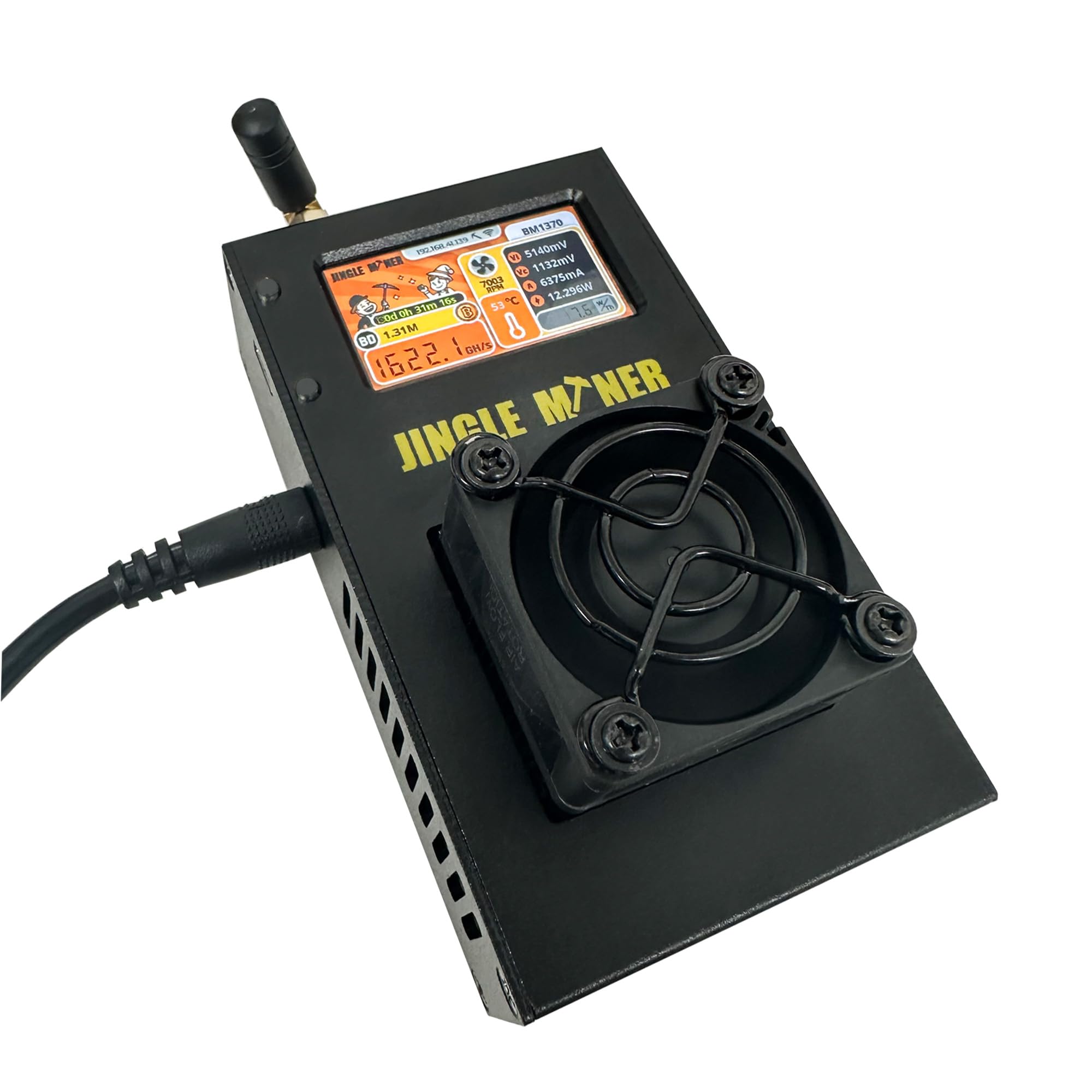 En stock Nouveau Jingle Miner BTC Solo Lite 19.17J/Gh 23W ASIC Miner BM1370  ASIC Chip Bitcoin Miner, conçu pour Antminer S21 Pro : Amazon.fr:  Informatique