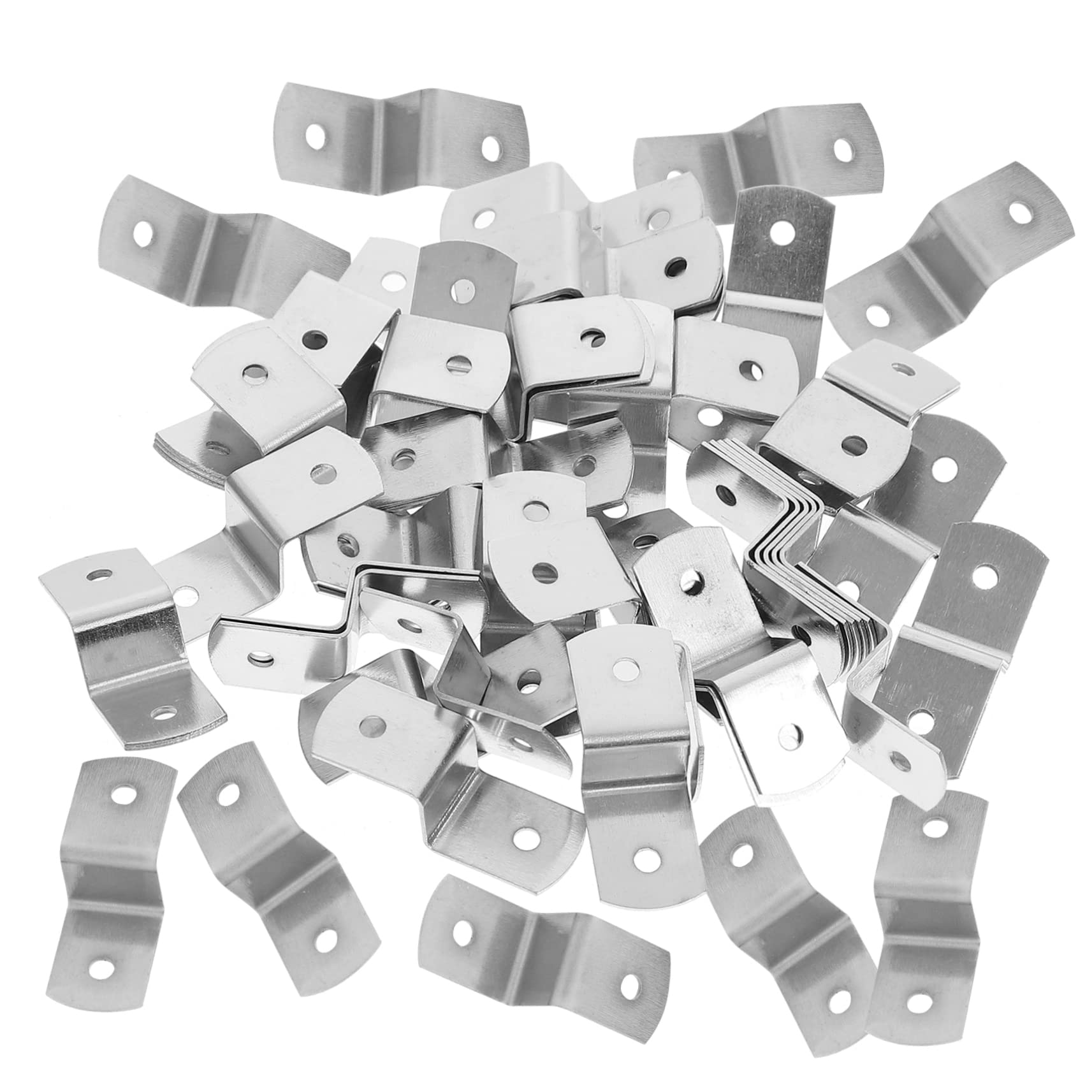 Supports de cadre photo robustes avec clips en métal argenté et fixations Z