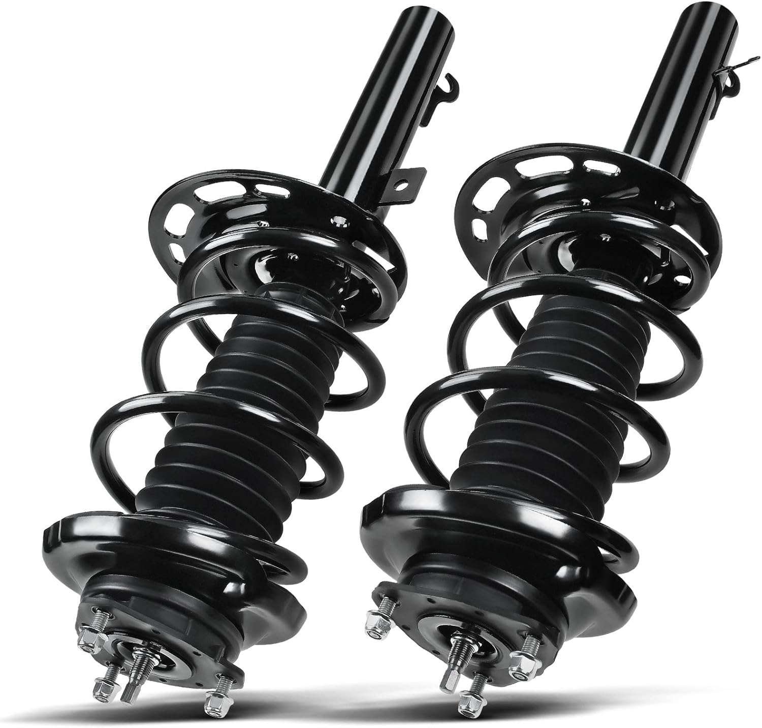A-Premium Front Struts Compatible with Ford Focus 2008-2011 - 2x Replacement Suspension Complete Strut Assembly Shock with Coil Spring