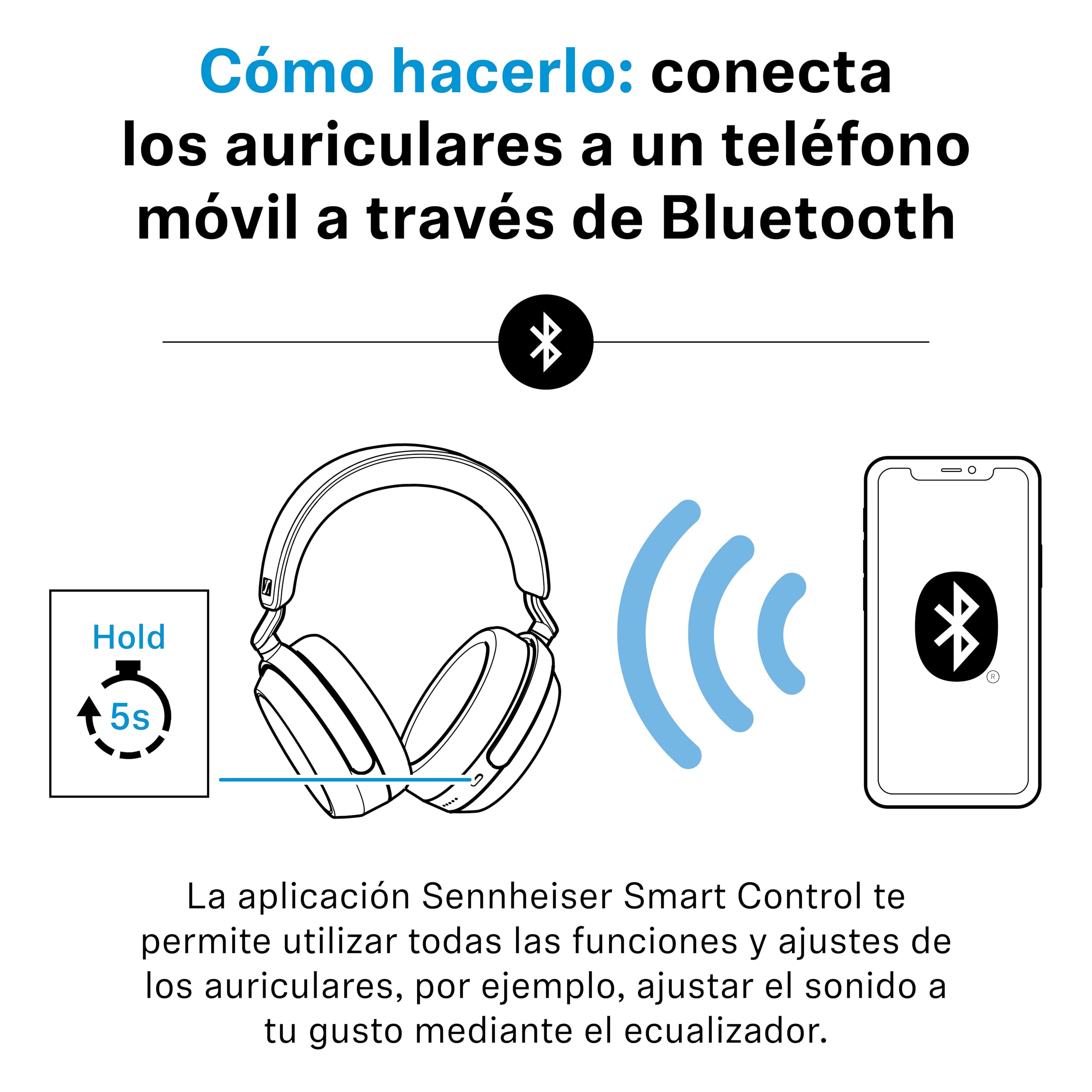 Sennheiser Auriculares Momentum 4 Wireless Special Edition: Auriculares Bluetooth para Llamadas nítidas con cancelación de Ruido adaptativa, 60 Horas de duración de la batería, Negro/Cobre