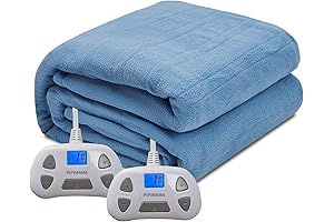 King Electric Blanket Queen Size Electric Heating Blanket with Dual Controls