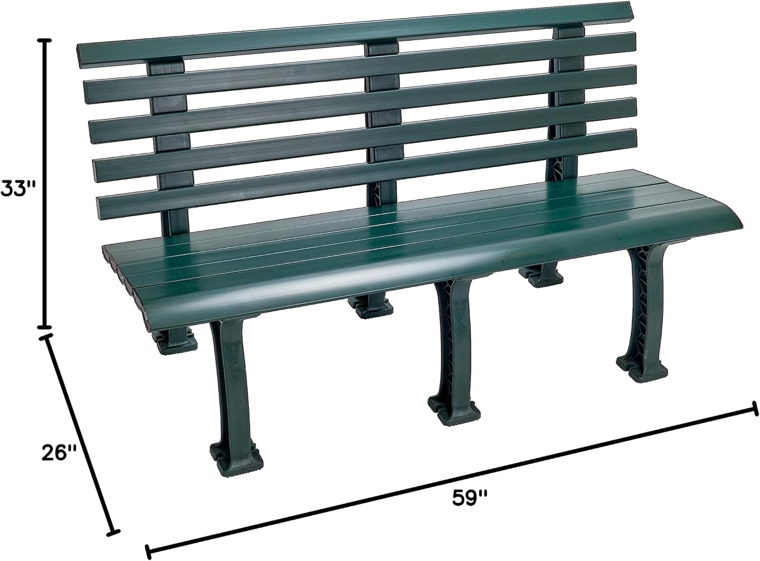 TOURNA Courtside 5-Foot Deluxe Bench Heavy Duty