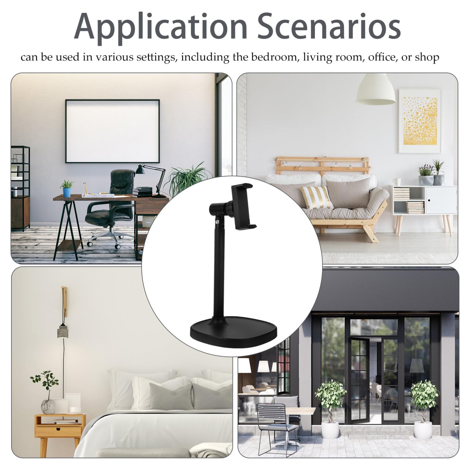 Gadpiparty Soporte para Teléfono Soporte para Teléfono para Uso Escritorio o Oficina de Altura y Ángulo