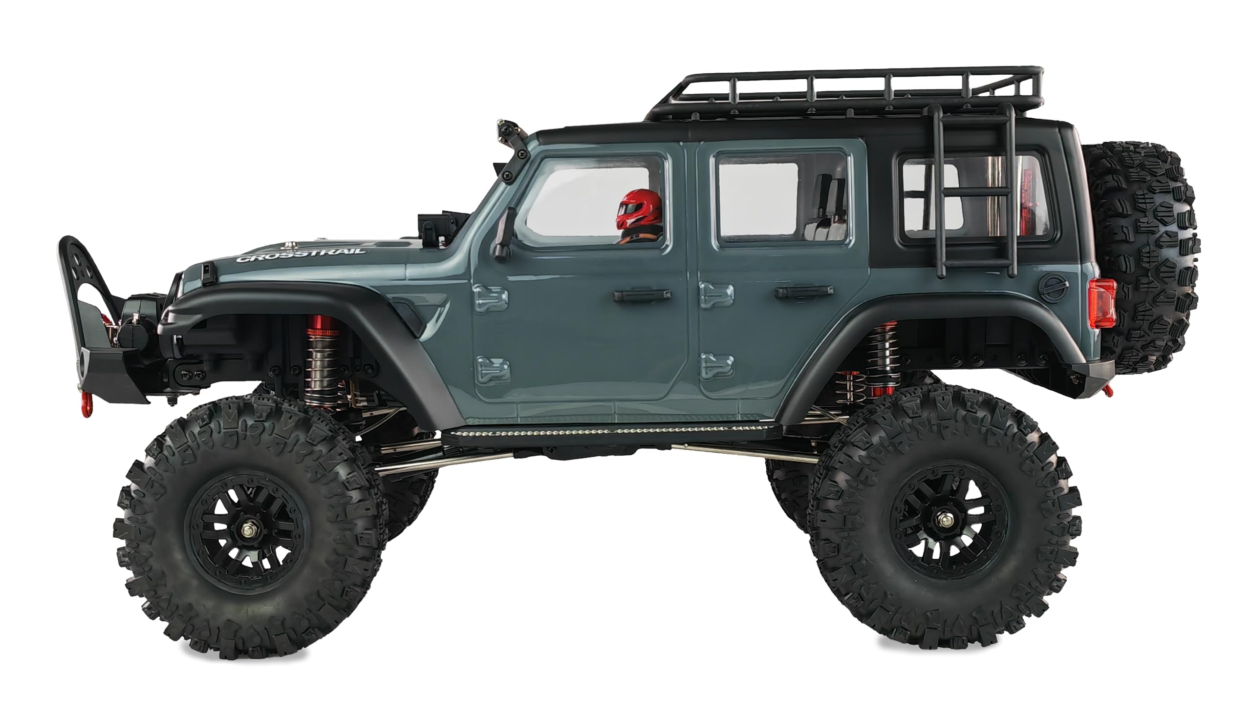 Amewi AMXRock Crosstrail Crawler 4WD 1:10 ARTR grigio chiaro RC telecomandato