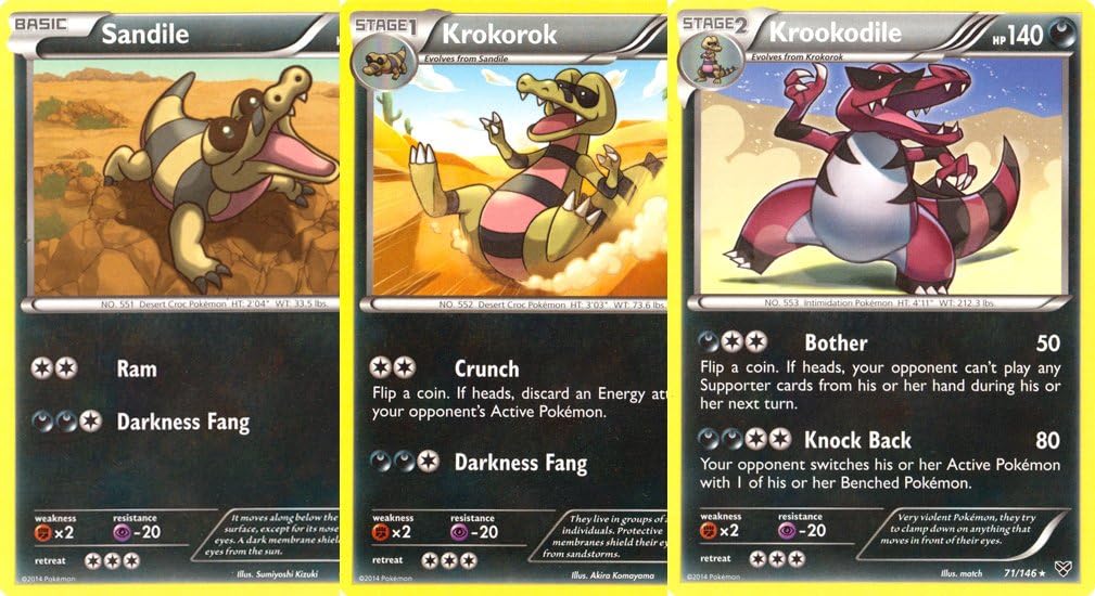 pokemon card sandile Pokemon Dark Explorers Sandile #64 main image 1