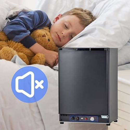 Miniatura 6 de Refrigerador de propano de 2.1 pies cúbicos fuera de la red, refrigerador de cámper, refrigerador compacto de 12 V110 VLPG para semircamión, garaje,