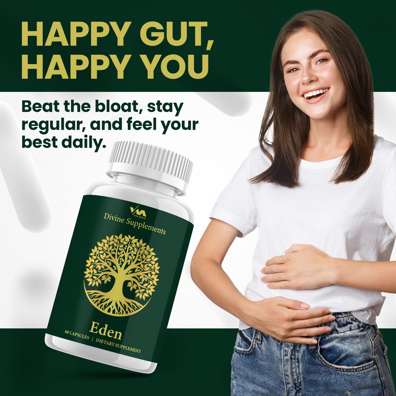 (3 Pacote) Eden Probiotics - Fórmula Avançada Eden, Suplemento Natural com 180 Cápsulas, Revisões - Imagem 7