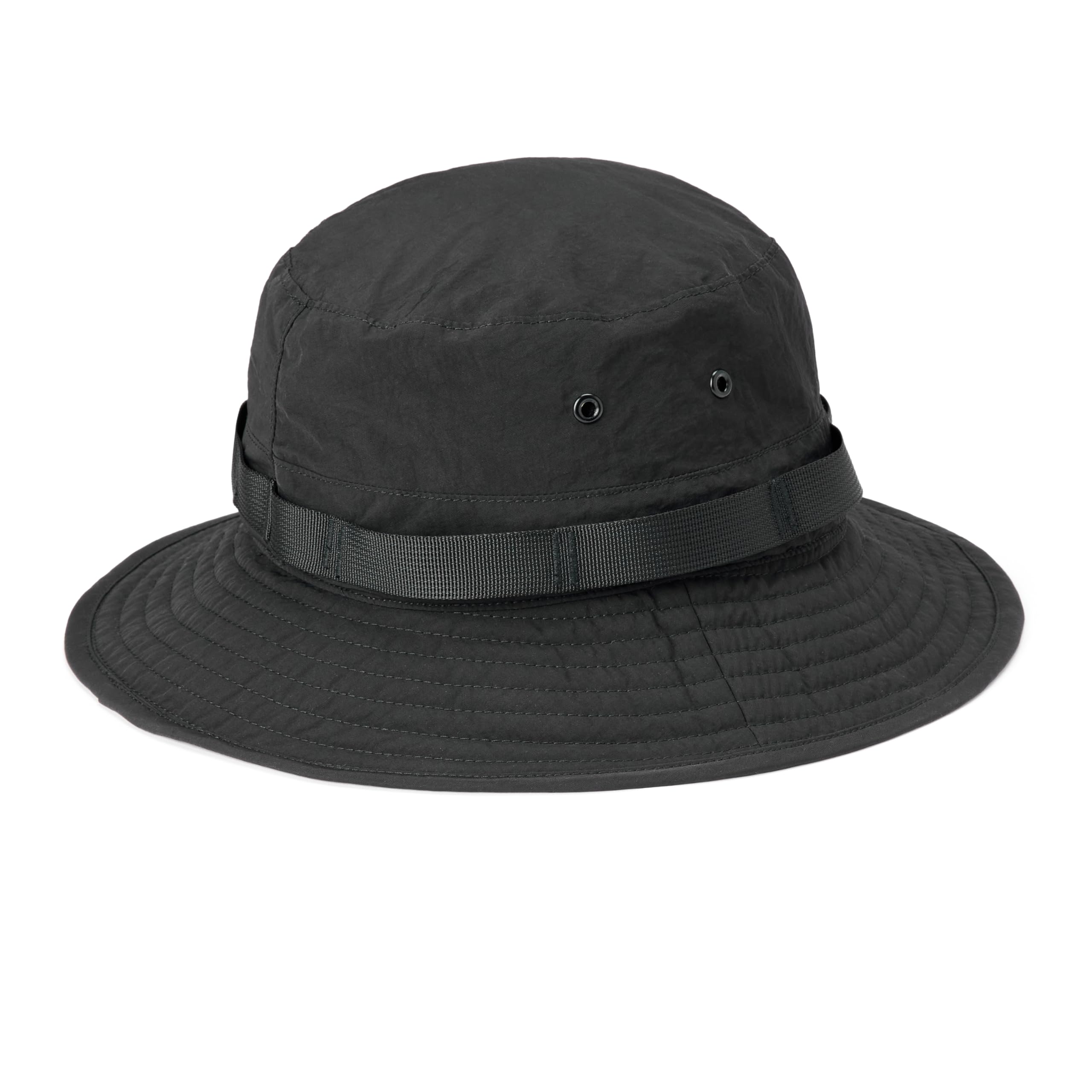Amazon Essentials Men's Wide Brim Sun Hat, Black, L-XL