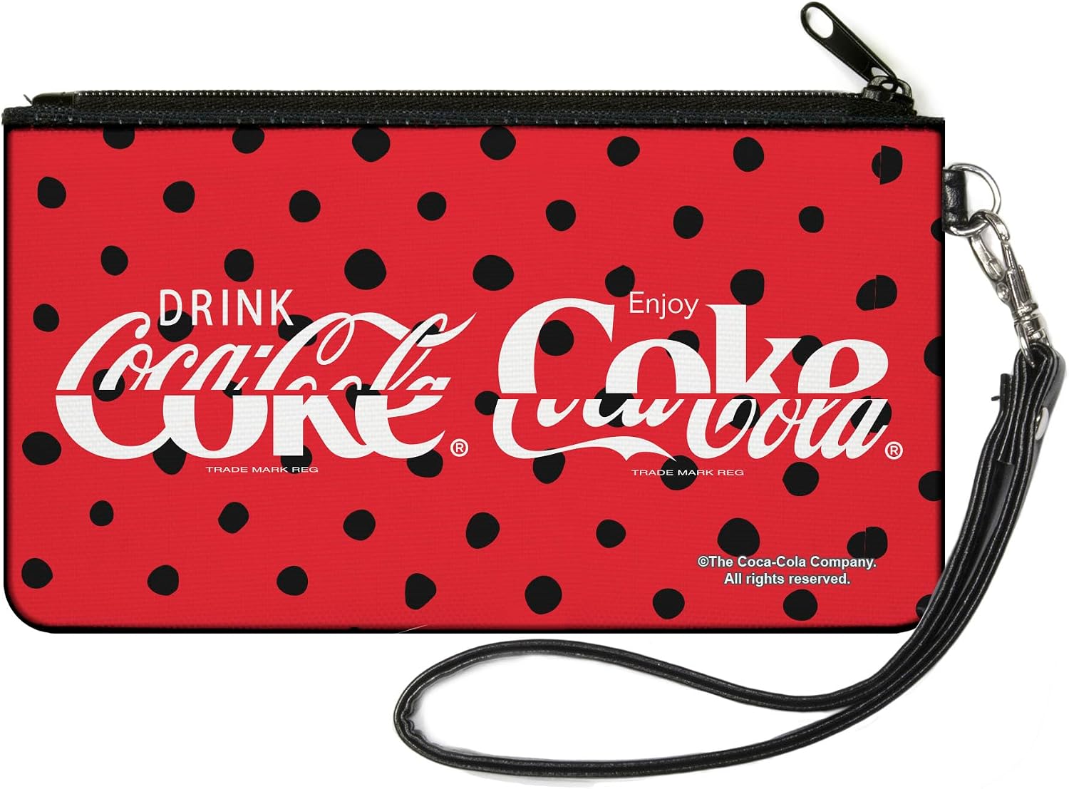 Buckle-Down Coca-Cola Canvas Zipper Wallet image 4