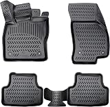 ELMASLINE Lot de Tapis de Sol en Caoutchouc 3D pour Renault Zoe 2019-2026 à 2023, Bord Haut, Accessoires, Tapis de Sol - 1