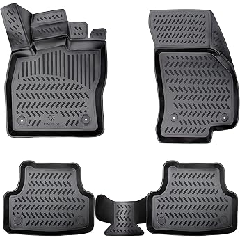 ELMASLINE 3D Rubber Mats for VW UP 2011-2020 | Floor Mats with High Edge - Accessories