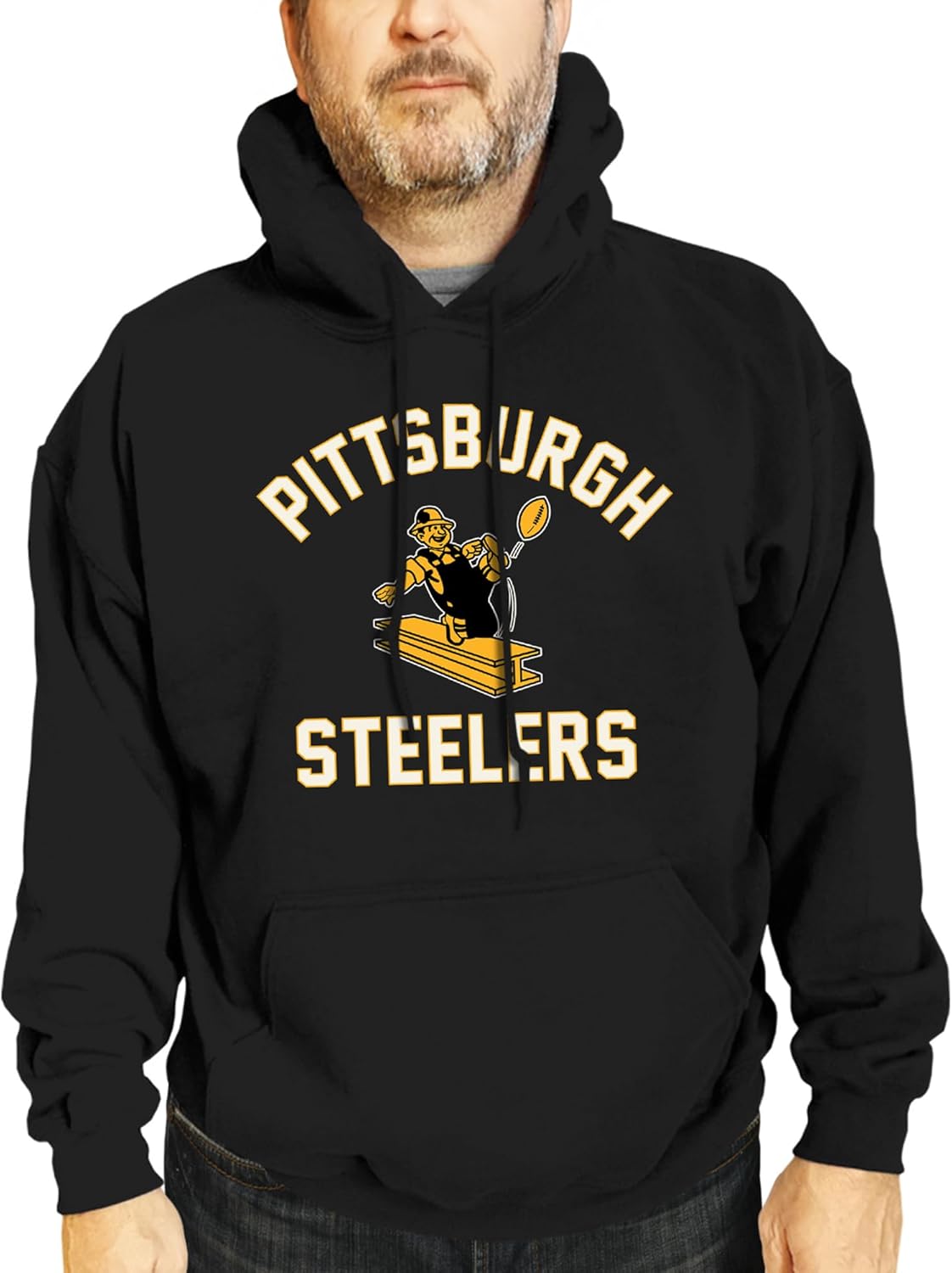 Team Fan Apparel NFL Adult Unisex Retro Gameday Ultra Soft Fleece Hooded Sweatshirt, Officially Licensed Football Hoodie