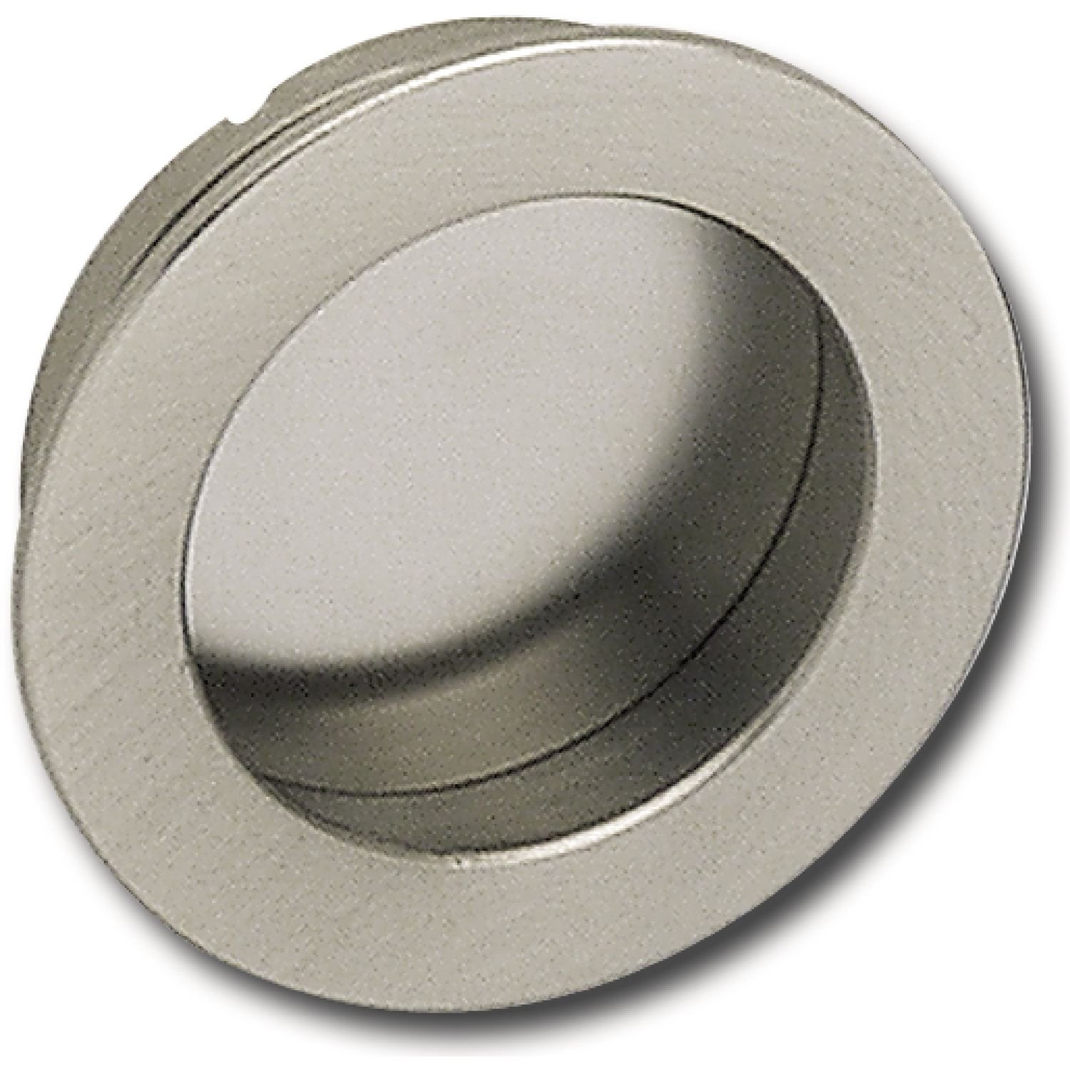 MRLION Shell Handle Diameter 40 mm, Inlet Diameter 35 mm, Nickel-Plated Brass Matt, Matte Nickel Plated