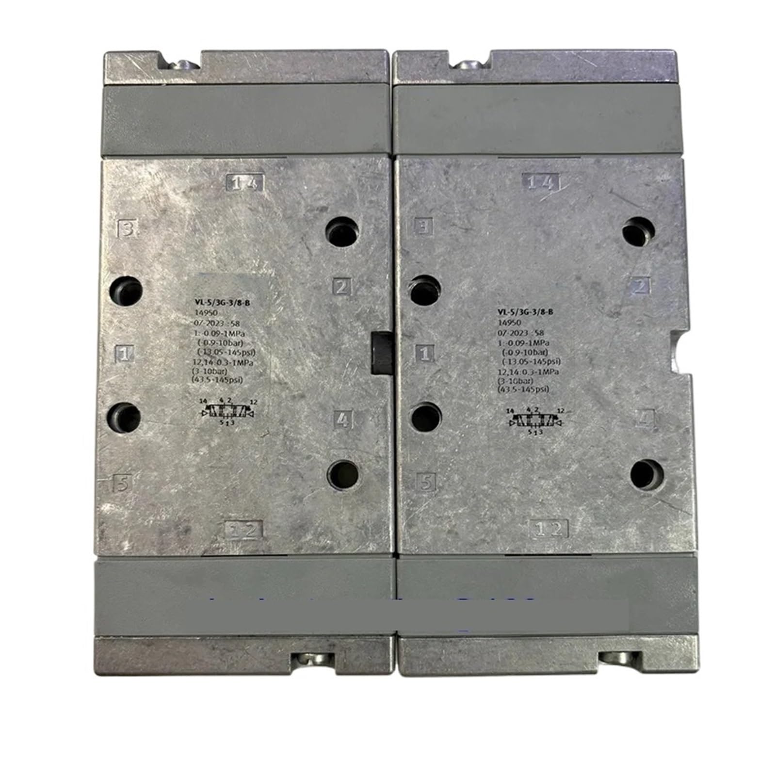 Distributeur pneumatique VL-5-3/8-B 14952 pour commande de vérin mécanique