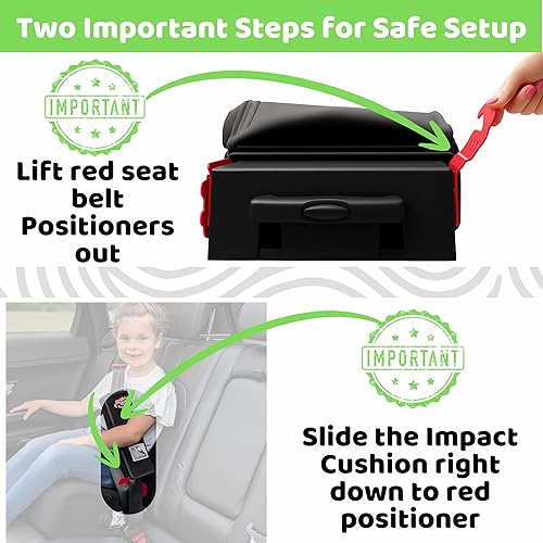 Miniatura 11 de BubbleBum Teleport Backless Booster Car Seat, Kids Booster Seat for Car 40-100 lbs, Telescopic Portable Carseat, Ideal for Everyday Use and Foldable