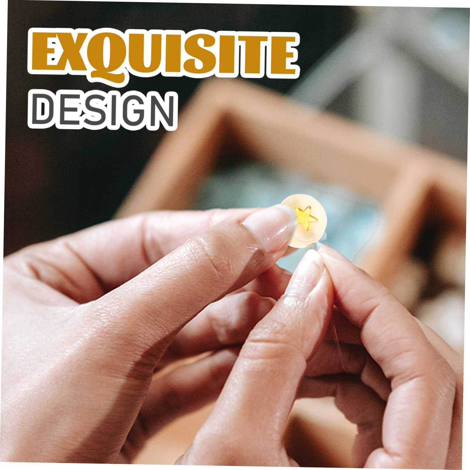 NUOBESTY 1500piezas Abalorios Acrílicos Luminiscentes Para Manualidades Paquete Bolas De Corazón y Estrella Para Collares y Pulseras Accesorios Creativos Para Niñas y Adultos