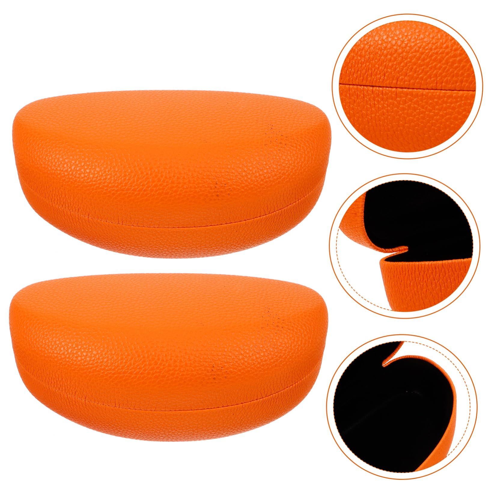 BESTYASH Estuche De Anteojos Estuche Rígido Para Gafas Estuches Para Anteojos Caja Gafas De Sol Organizadora Sunglasses Organizer Estuche Para Gafas De Sol Pu Orange