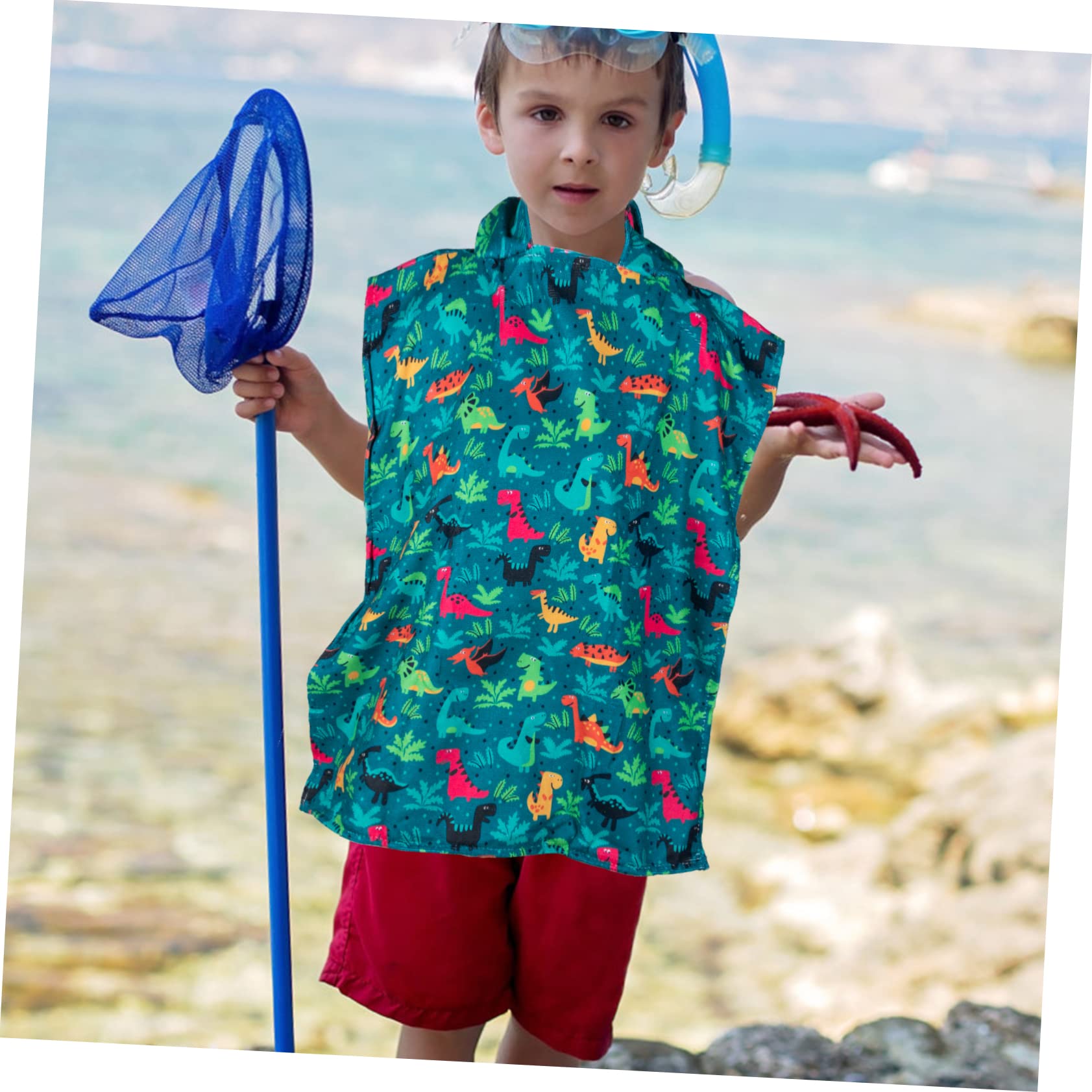 Cabilock 4 Stücke Saugfähigen Handtuch Für Strand Kleinkind Bademantel Mit Kapuze Handtuch Cartoon Design