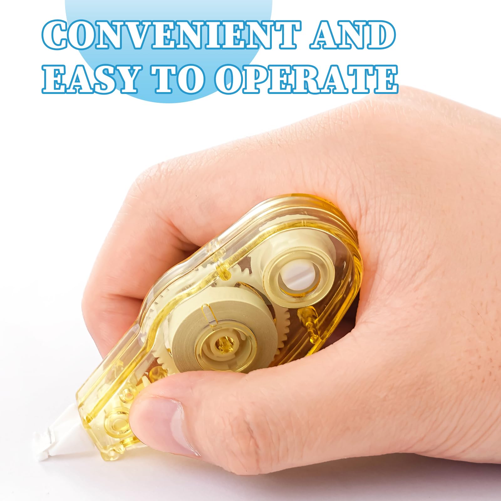 sundee Ergonomic Mini Correction Tape, Ideal for Students, Offices and Art Projects, Ensuring Precise and Neat Corrections(18ps) - Image 4