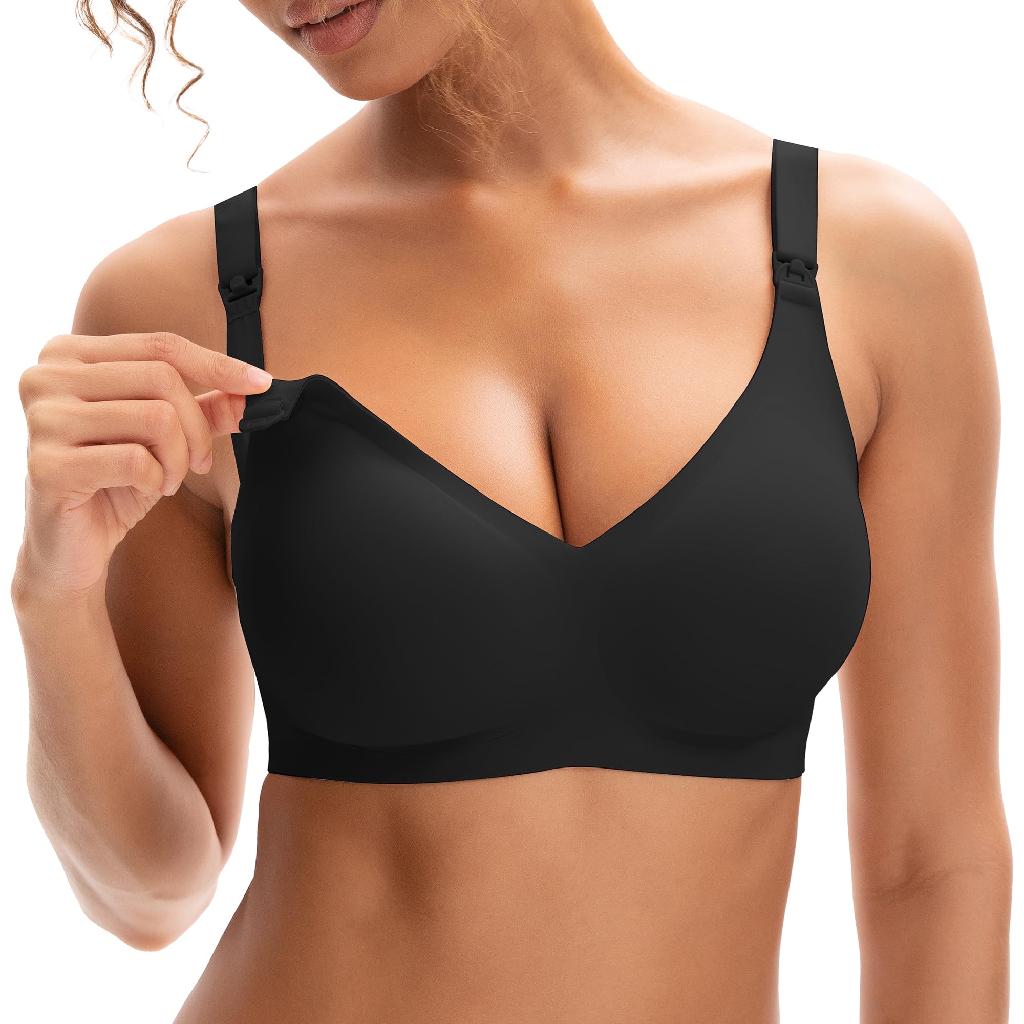 INNERSY Nursing Bras for Breastfeeding Maternity Bras for Pregnancy Seamless Bralette