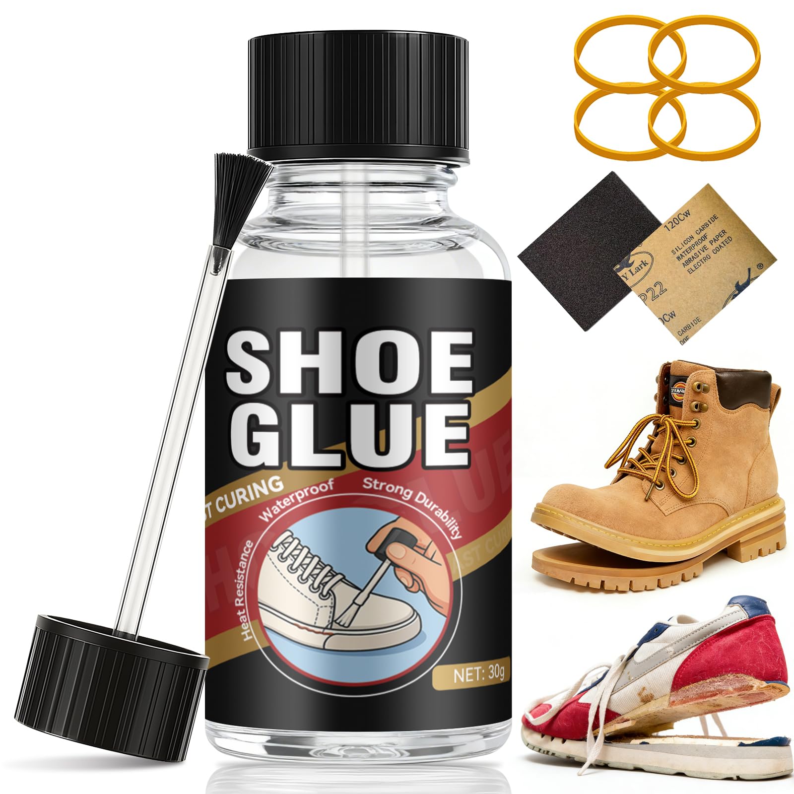 Shoe Glue Shoe Glue Sole Repair Kit Professional Shoe Sole Glue for Shoe and Sole Repair Shoe Repair