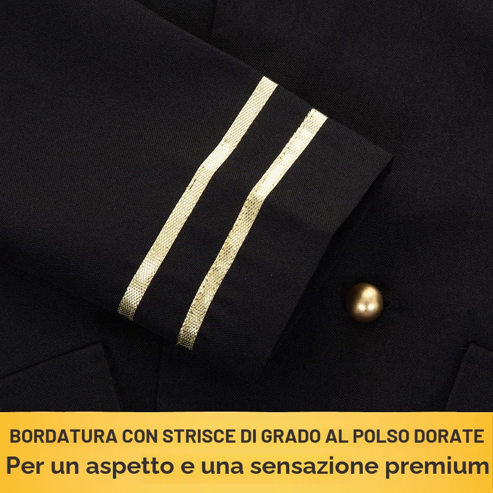 Pretend to Bee Costume da Pilota di Linea Aerea per Bambini, 3-5 Anni