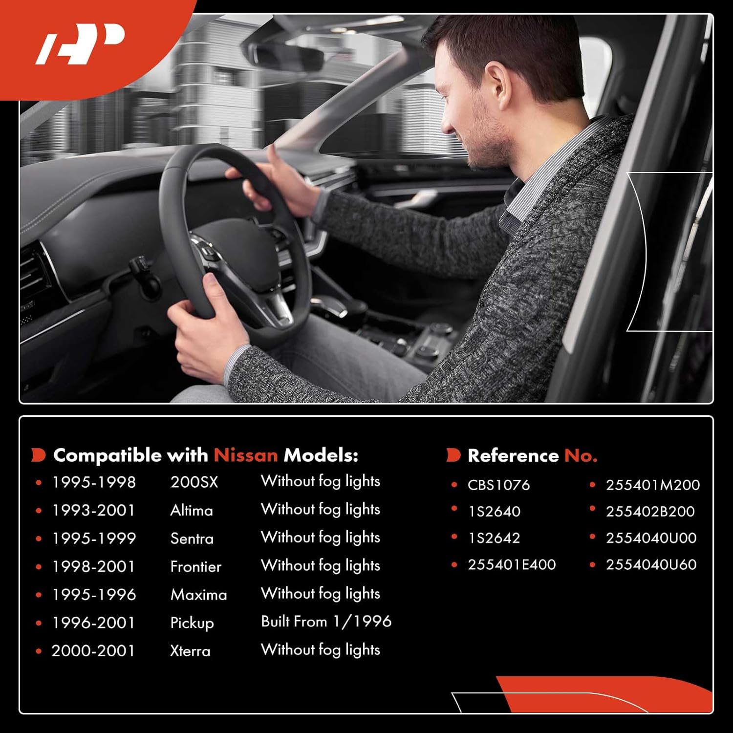 A-Premium Turn Signal Switch, Parking Light Multifunction Switch Lever Compatible with Nissan Altima 1993-2001, Sentra 1995-1999, Frontier 1998-2001, Maxima 1995-1996, Xterra 2000-2001, Pickup, 200SX