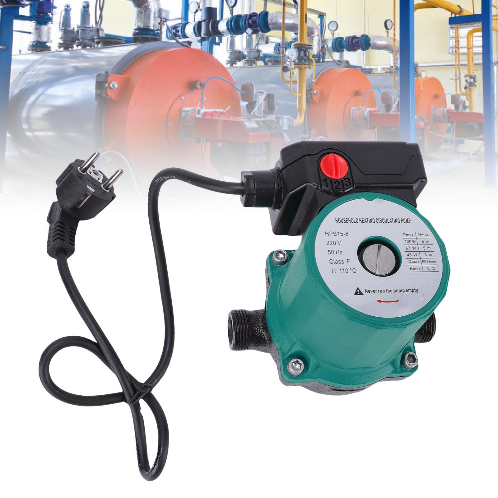 KIMISS Pompa di Ricircolo Caldo 65 L/min 46 W 67 W 100 Circolatore di