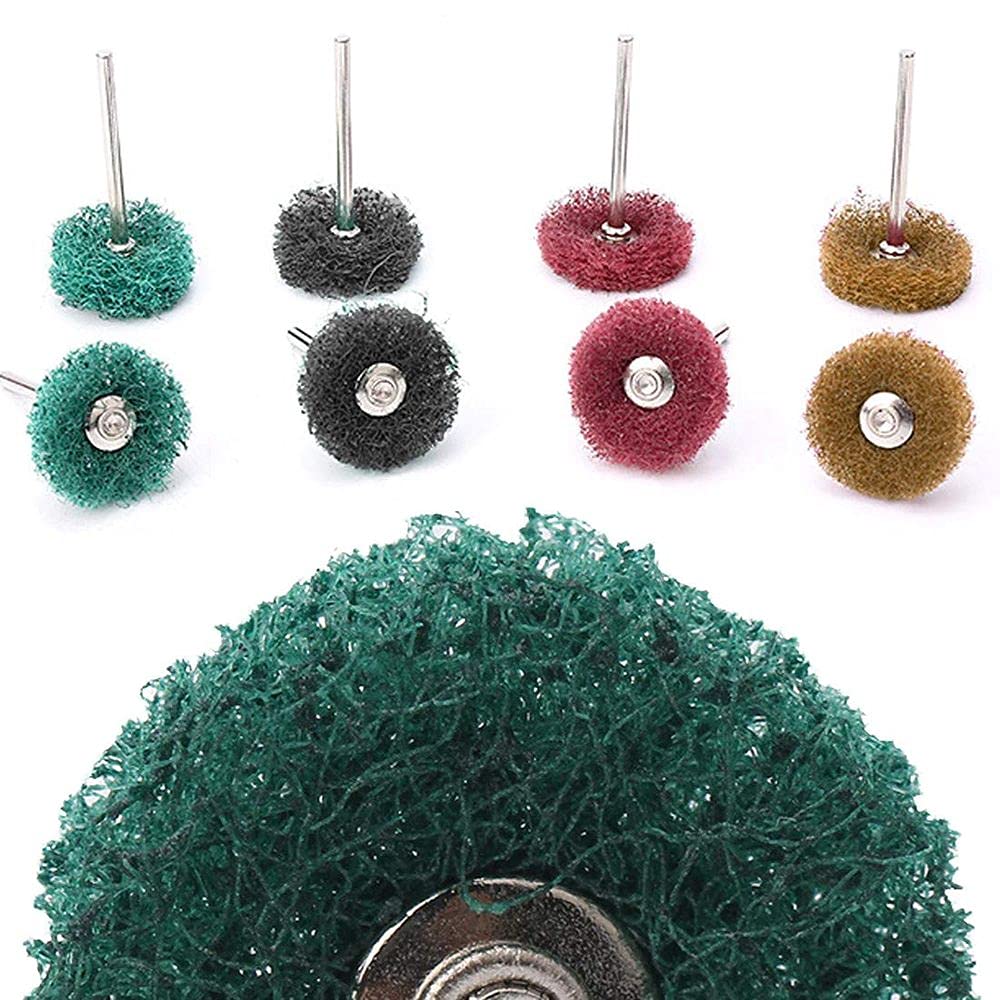 DIY DIYC-13944 Crafts Polishing Wheel Buffing Pad Brush Jewelry Metal Micro-Electronic Accessories Rotary Tools Nylon Polishing Pads Abrasive Wheels & Discs for Dremel (Pack of 6 Pcs, Multi Colour) 4
