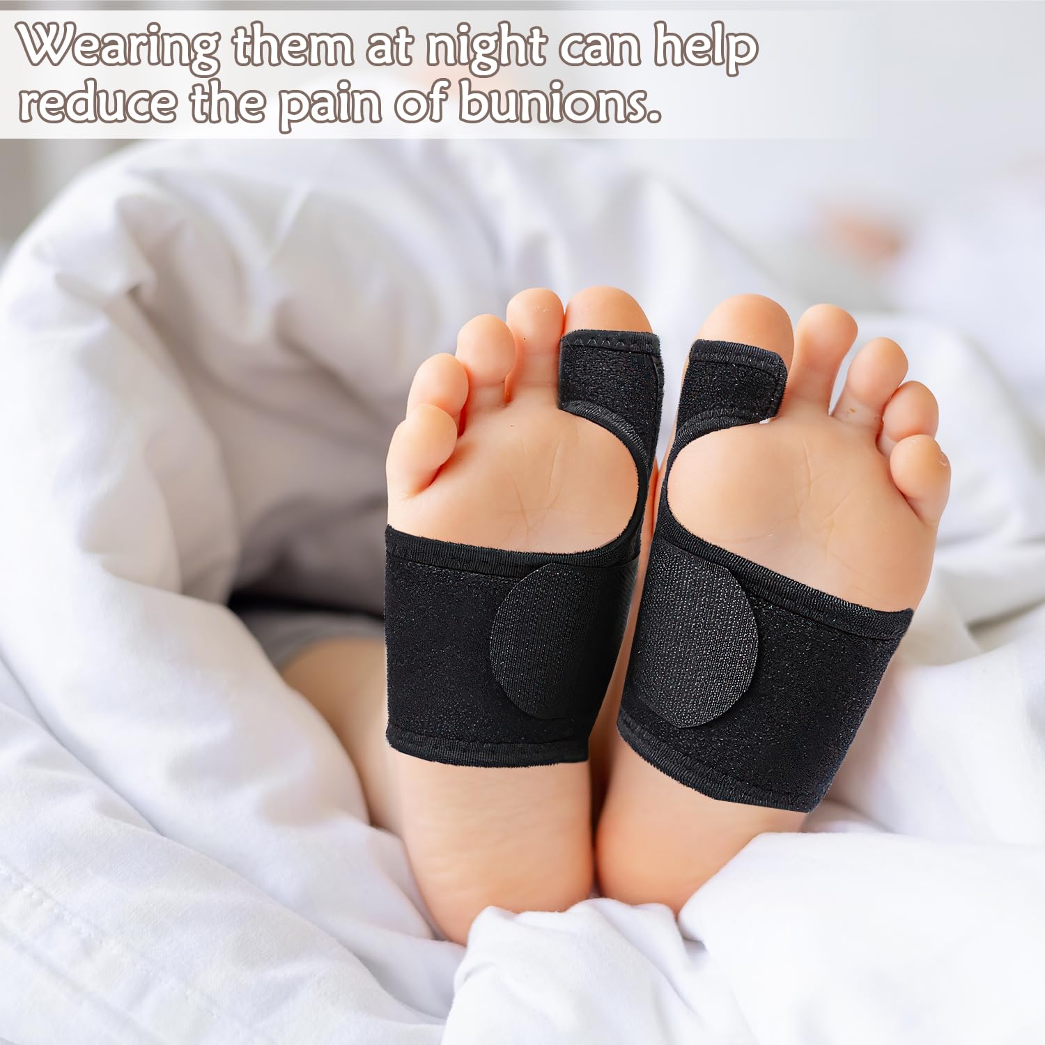 1 Paar Ballenzehen-Korrektoren, Großzehen-Glätter, Zehenspreizer, Ballenschutz, Hallux-Valgus-Korrektoren mit Aluminium-Stabstütze für Männer und Frauen