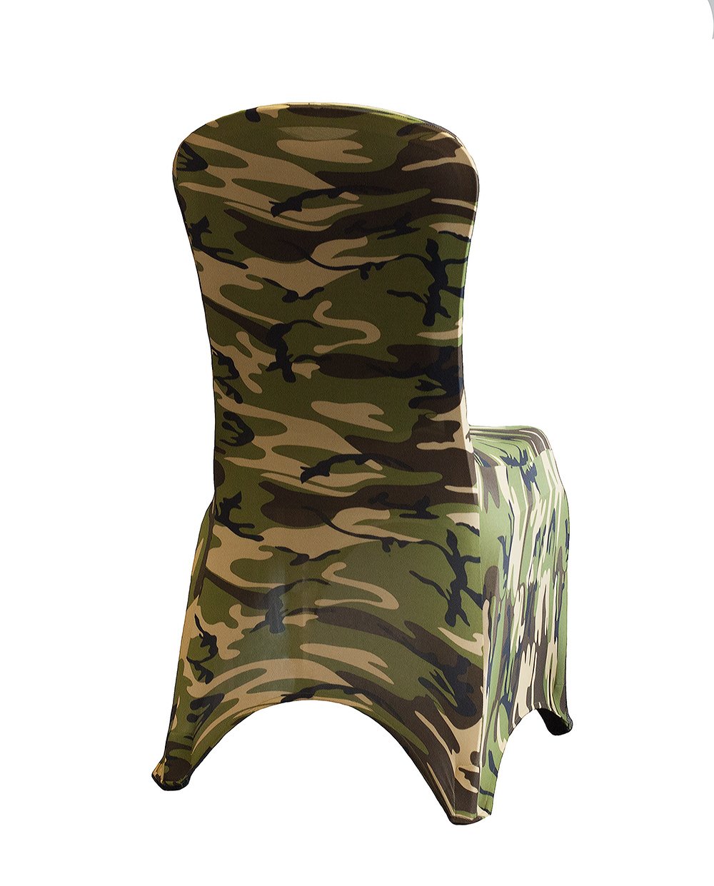 Decor Trader Green Decor Essentials Military/Army Camouflage Design Lycra Spandex Chair Covers Wedding Conference Event Slipcovers Decor