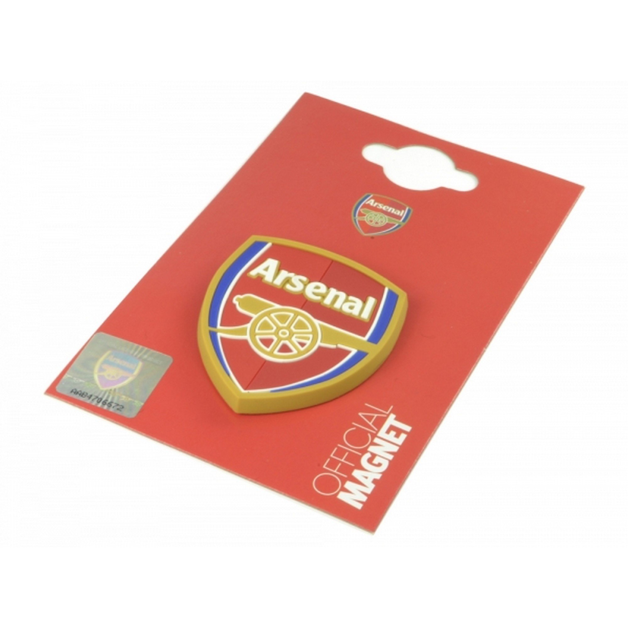 Arsenal FC Official Football Crest Fridge Magnet (One Size) (Red)