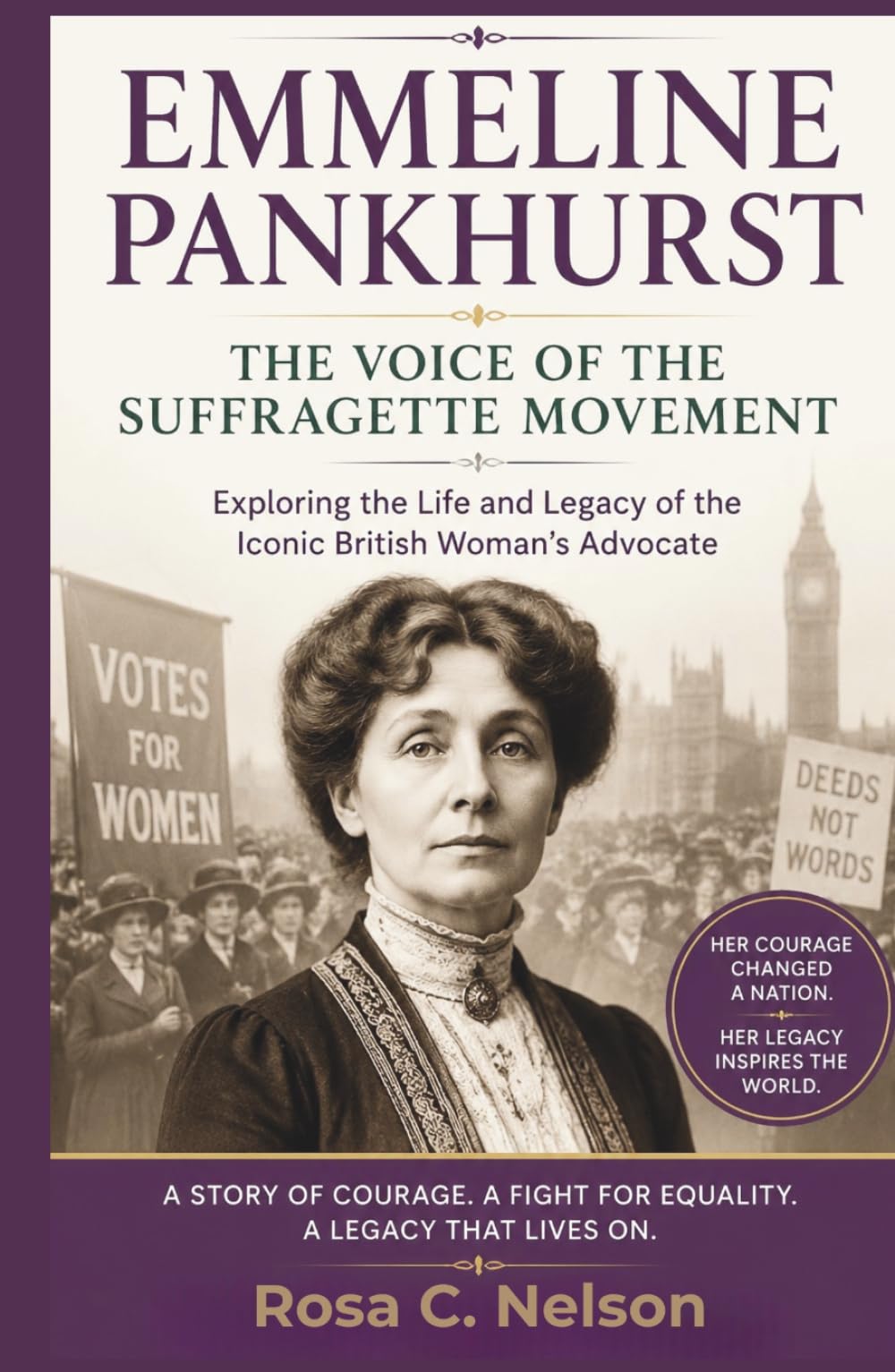 EMMELINE PANKHURST : The Voice of the Suffragette Movement: Exploring the Life and Legacy of the Iconic British Woman’s Advocate