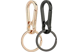 Personalized Keychain - Keychain Holder Key Ring for Men Women