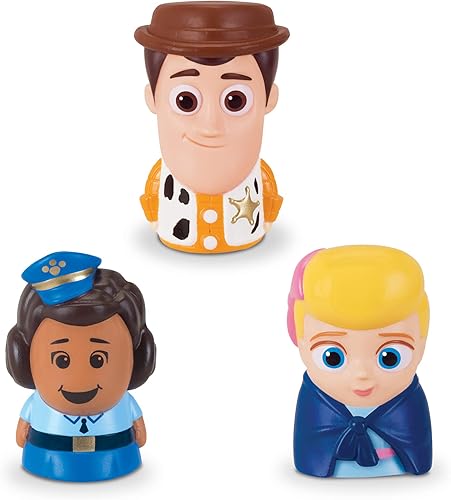 Toy Story Disney Pixar - Marionetas de 4 dedos, paquete de 3, Woody, Giggle Mcdimples, Bo Peep