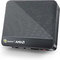 Beelink Mini PC SER5 MAX, AMD Ryzen 7 7735HS (6 nm, 8C/16T) até 4,75 GHz, mini computador 24 GB LPDDR5 RAM 500 GB NVME SSD, Micro PC 4K a 60Hz tela tripla, mini computador para jogos WiFi6/BT5.2/HTPC
