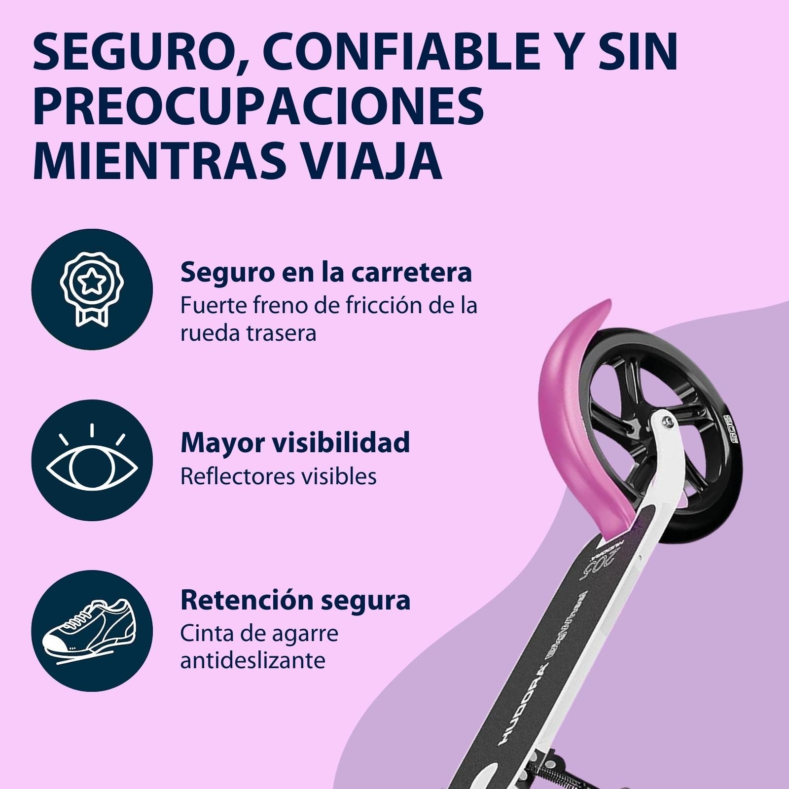 Hudora Bigwheel 205 Pure Patinete Unisex Adulto