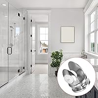 Vista 3 de METALLIXITY Soporte para estante de vidrio (para 0.197-0.315 in de grosor), 4 piezas, clips de vidrio de aleación de zinc, soporte de abrazadera