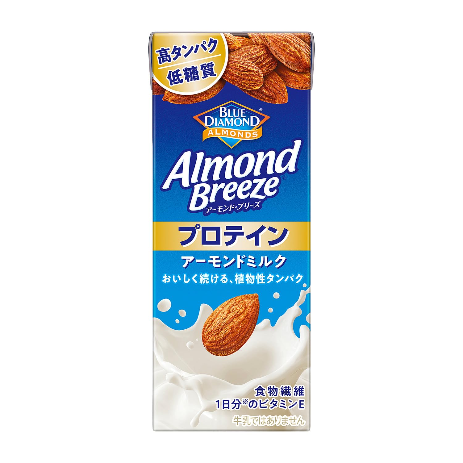 Amazon.co.jp: カゴメ アーモンド・ブリーズ プロテイン 紙パック200ml 