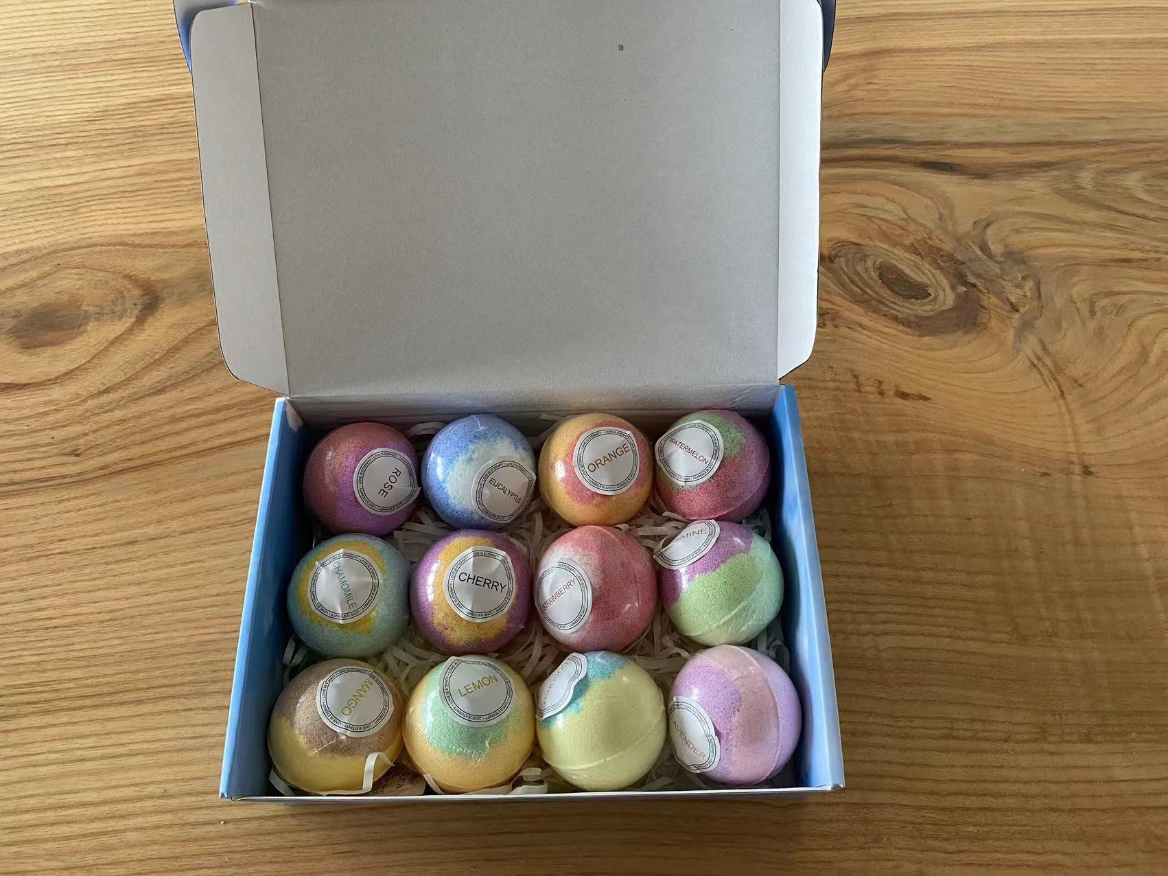 12pcs Bath Bomb Gift Set,with Surprise Toys Inside, Bath Bombs for Kids,Organic and All Natural Ingredients Bubble Bath Bombs Fizzes Spa Ideal Birthday Easter for Boys & Girls