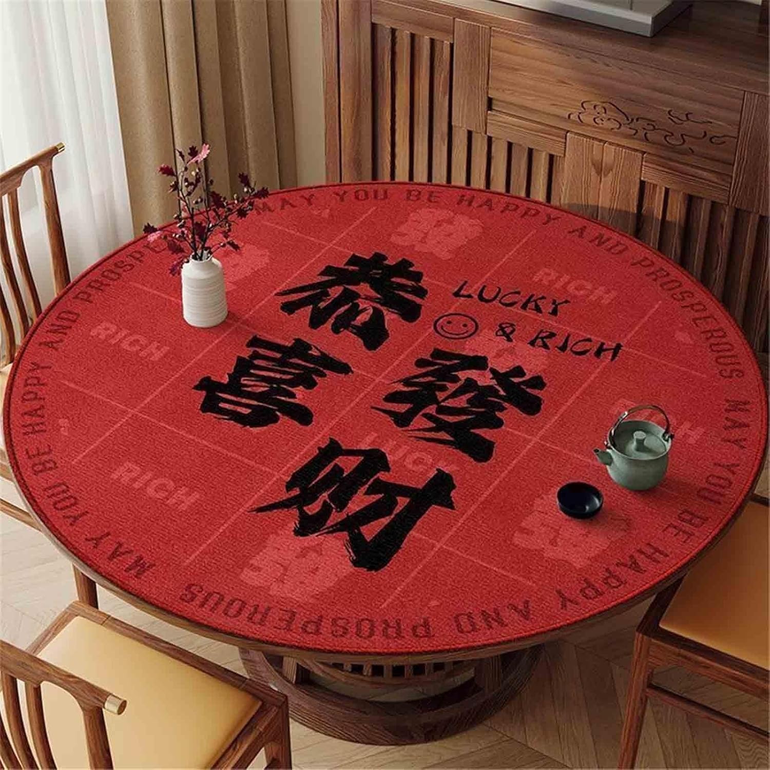Silent Mahjong Table Cloth Stain-Proof Mahjong Mat Protection Rubber Non-Slip Game Mat for Table Living Dining Room