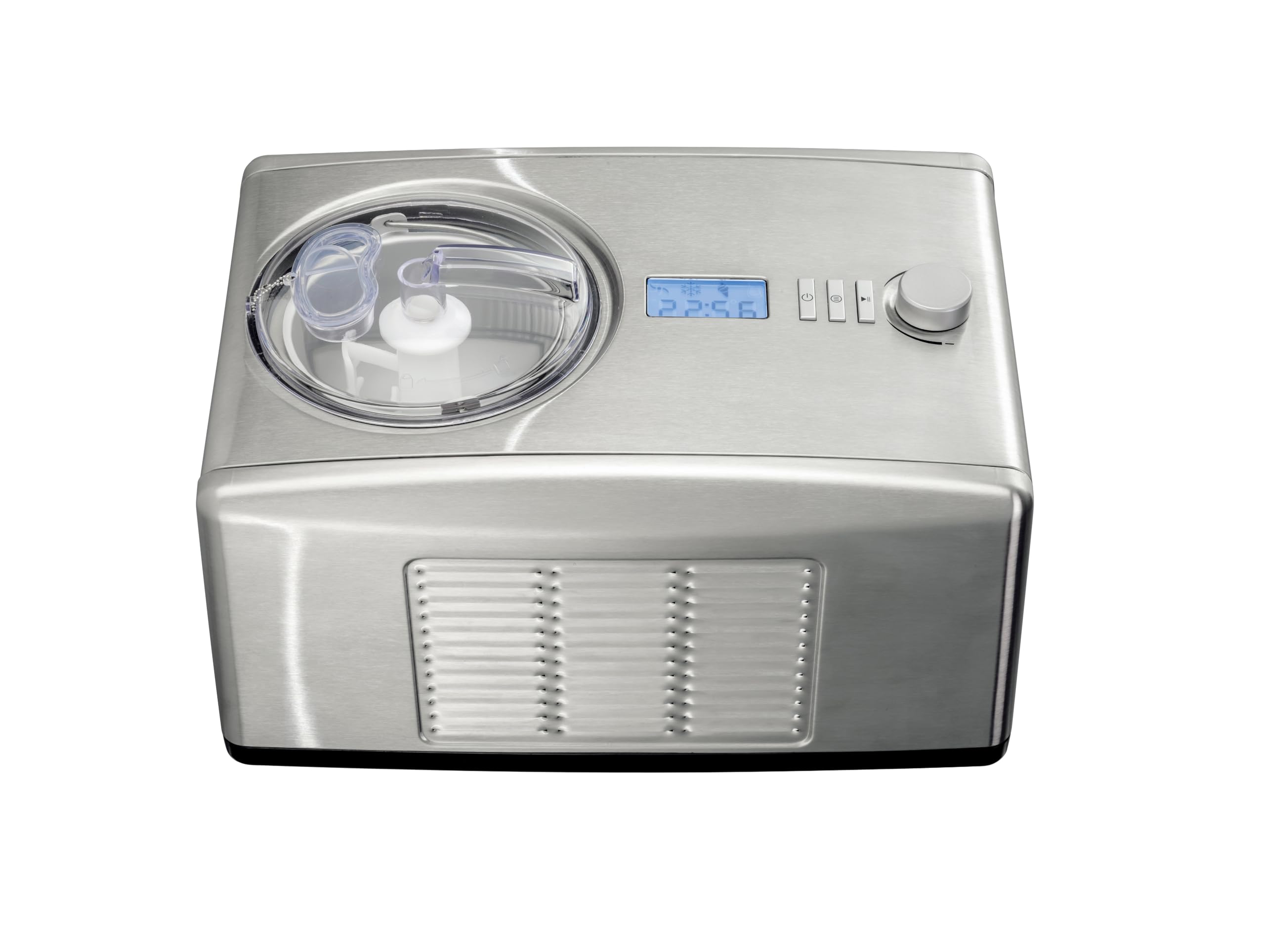 Tarrington House máquina de helado ICM1500N, inox/plástico, 40.2 x 28.1 x 25 cm, pantalla LCD, 1.5 L, antideslizante, temporizador, 150 W, plateado