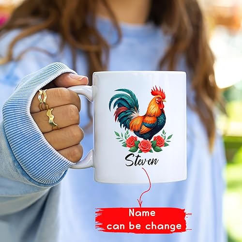 Miniatura 18 de Taza de café personalizada de mariposa para niños, mujeres, tazas personalizadas de animales, taza con nombre personalizado para cumpleaños, Taza